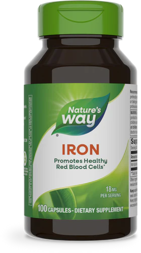 Iron 18 mg 100 Capsules by Nature&