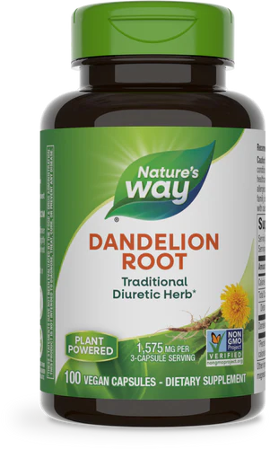 Dandelion Root 525 mg 100 Vcaps by Nature&