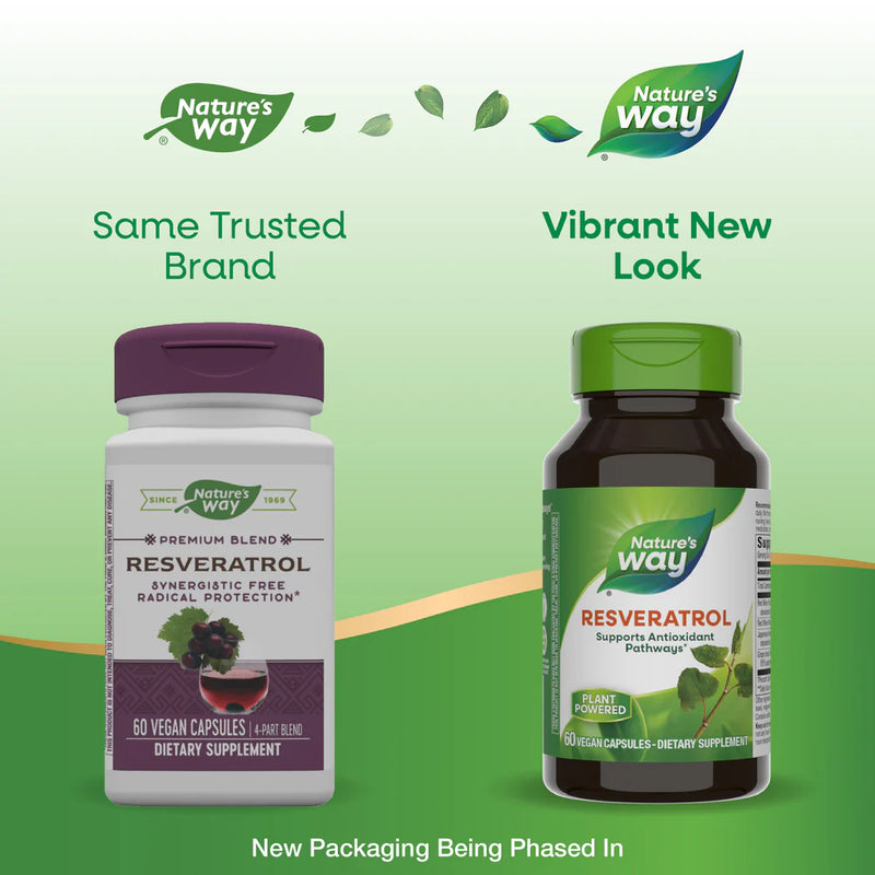 Resveratrol Synergistic Formula 60 Vegetarian Capsules
