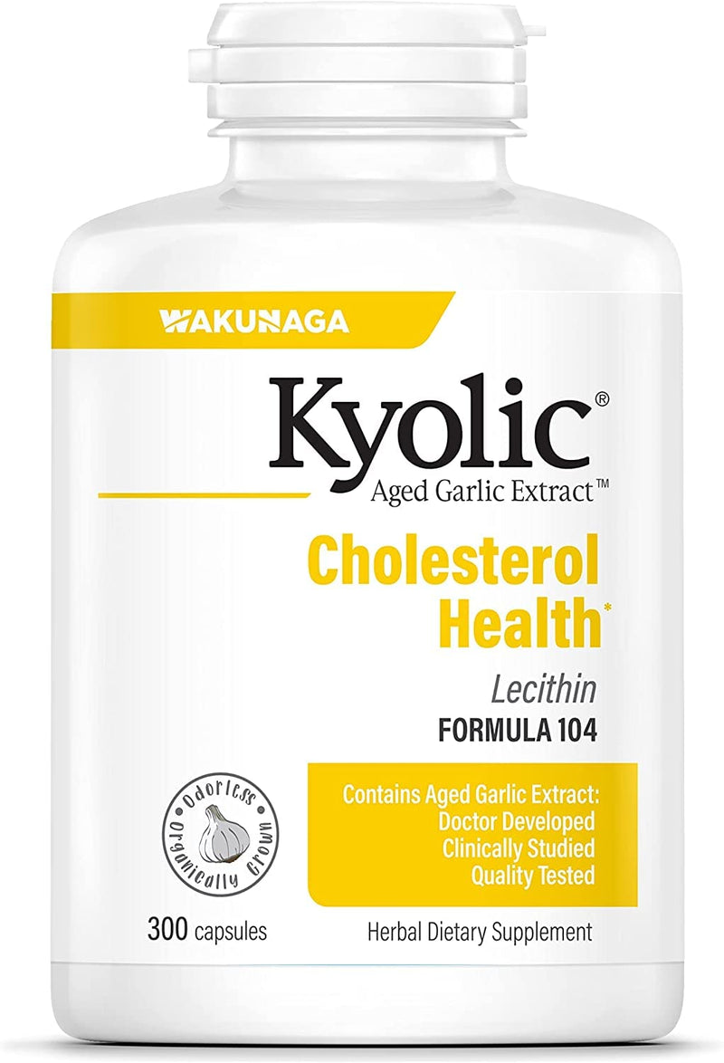 Formula 104 Aged Garlic Extract Cholesterol 300 Capsules