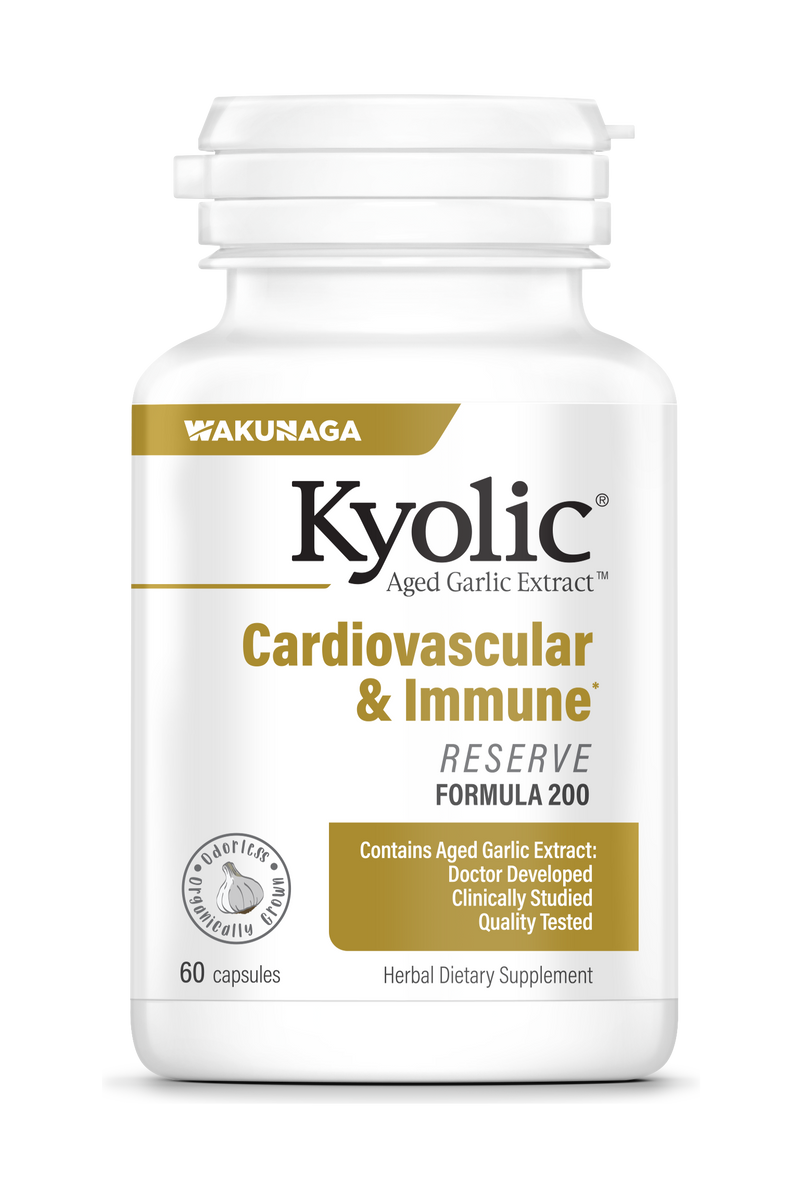 Aged Garlic Extract Reserve Cardiovascular 600 mg 120 Capsules