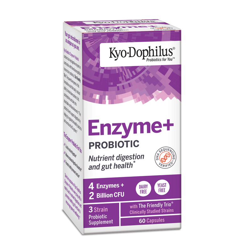 Kyo-Dophilus Probiotics Plus Enzymes 60 Capsules