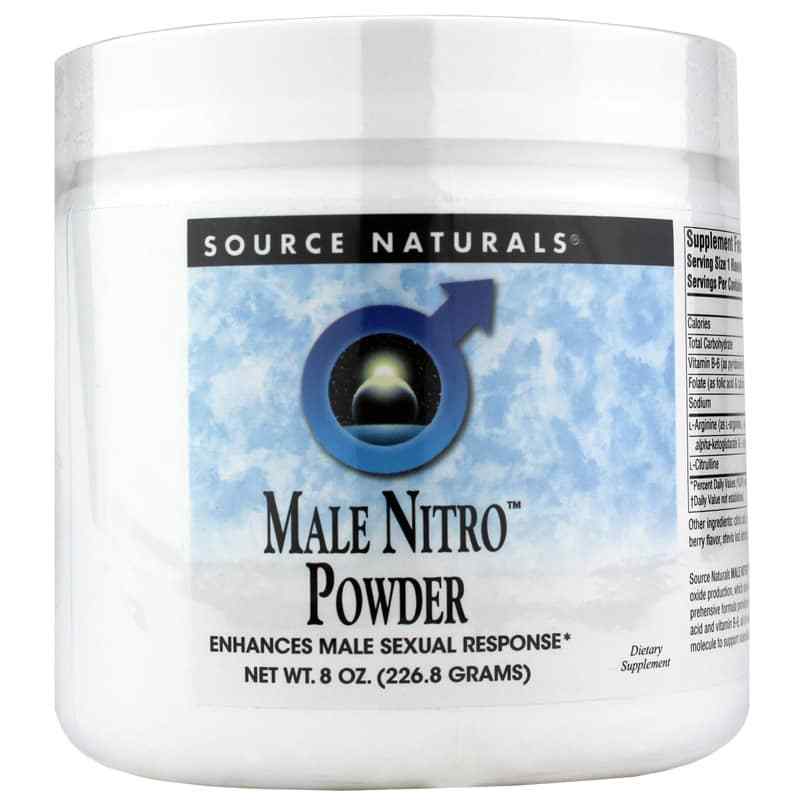 Male Nitro Powder 8oz (226.8 g) by Source Naturals