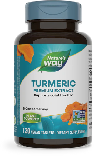 Turmeric Standardized 120 Tablets by Nature&