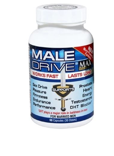Male Drive Max, Male Enhancement, 60 Capsules, Century Systems Inc