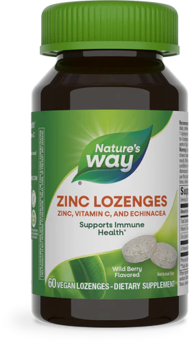 Zinc Lozenges Wild Berry Flavor 60 Lozenges