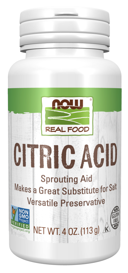 Citric Acid 4 oz. (113g) by NOW Real Food