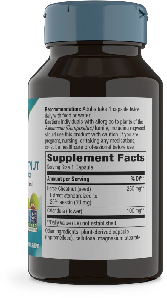 Horse Chestnut Standardized 90 Vegetarian Capsules