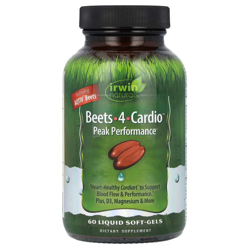 Beets-4-Cardio™  Peak Performance, 60 Liquid Soft-Gels by Irwin Naturals