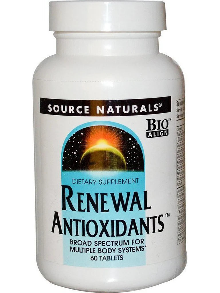 Renewal Antioxidants, 60 Tablets by Source Naturals