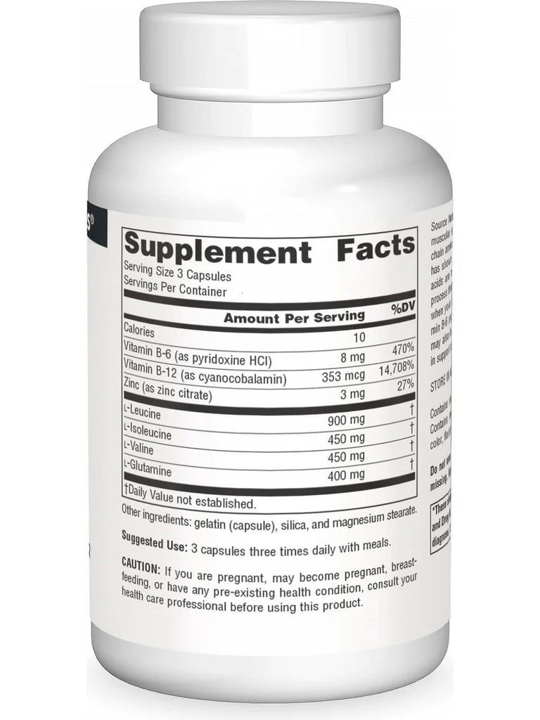 BCAA 240 Caps by Source Naturals