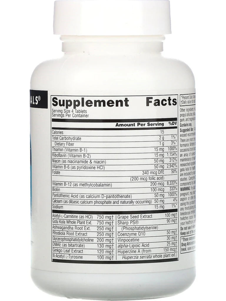 Brain Charge® 90 Tablets BY Source Naturals