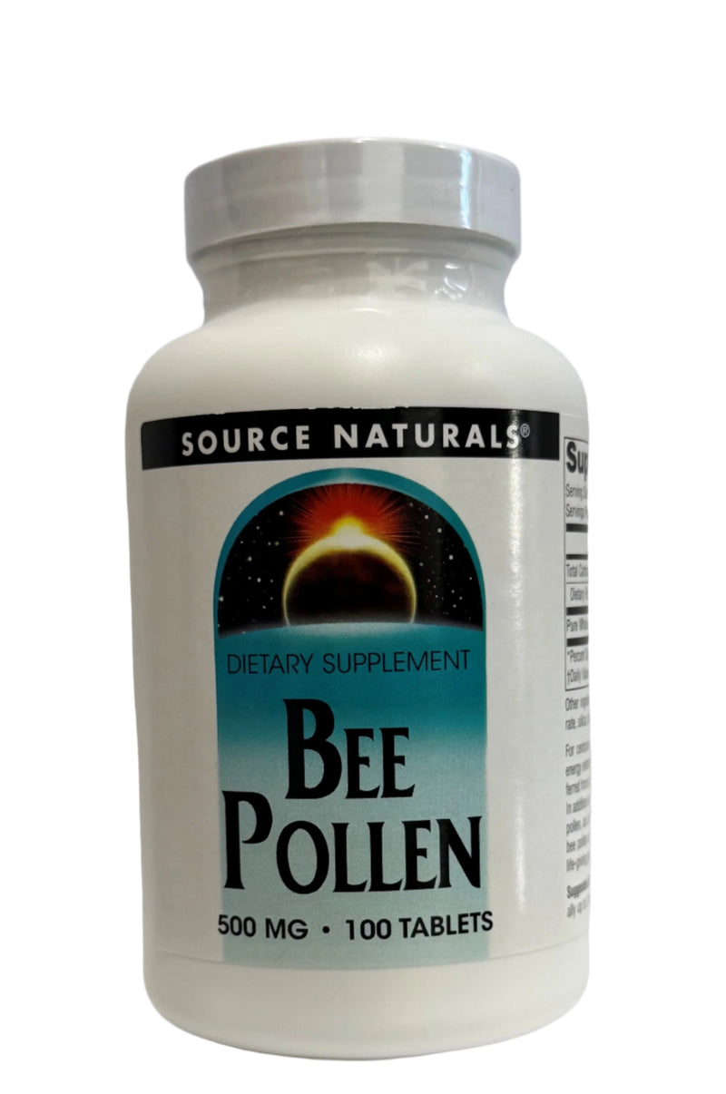 Bee Pollen 500mg 100 Tabs by Source Naturals