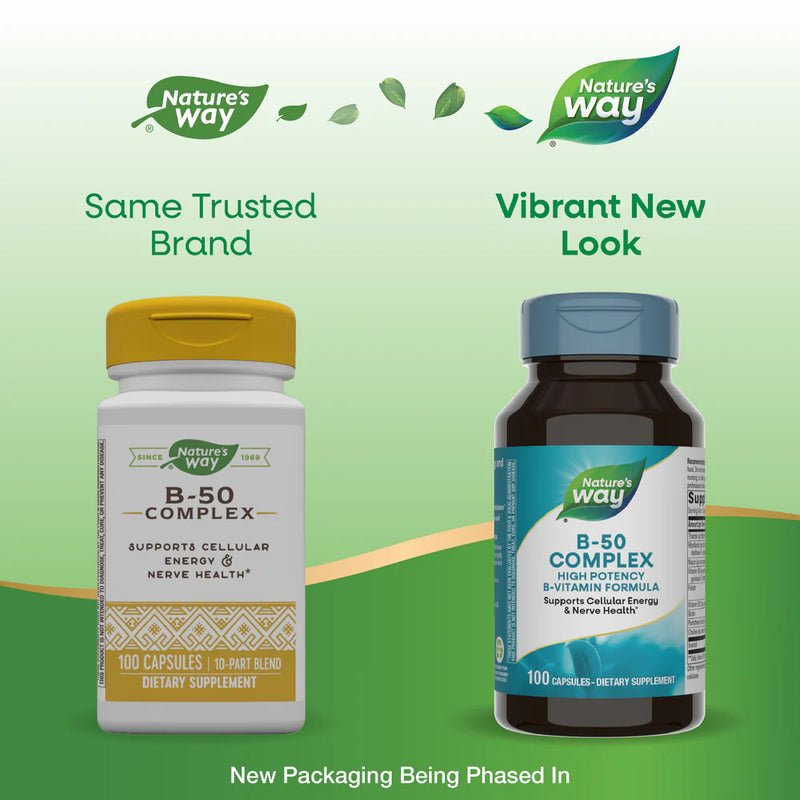 B-50 Complex 100 Capsules by Nature&