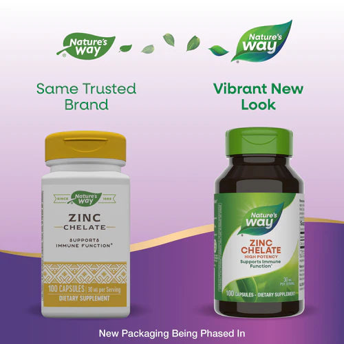 Zinc Chelate 30 mg 100 Capsules