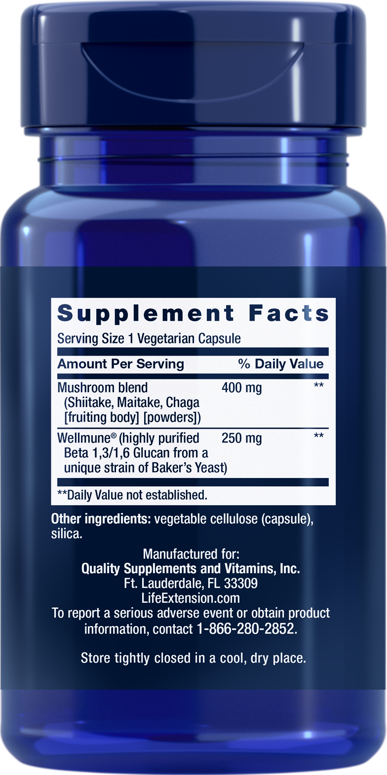 Mushroom Immune with Beta Glucans 30 Vege Caps by Life Extension best price