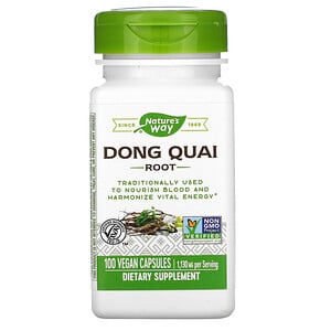 Dong Quai Root 565 mg 100 Vegetarian Capsules by Nature&