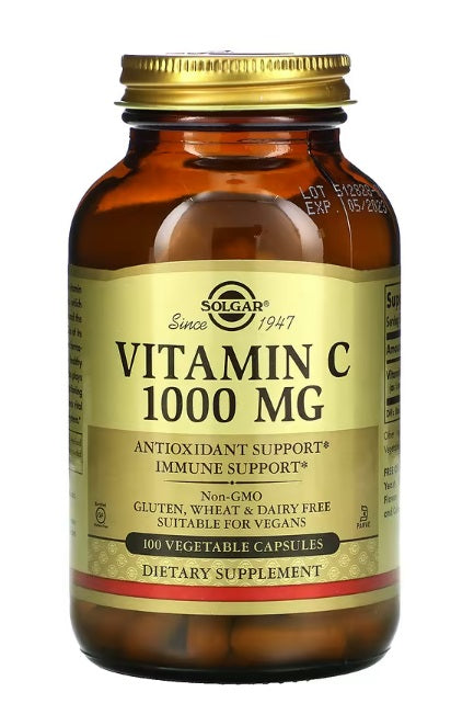 Vitamin C 1,000 mg 100 Vegetable Capsules