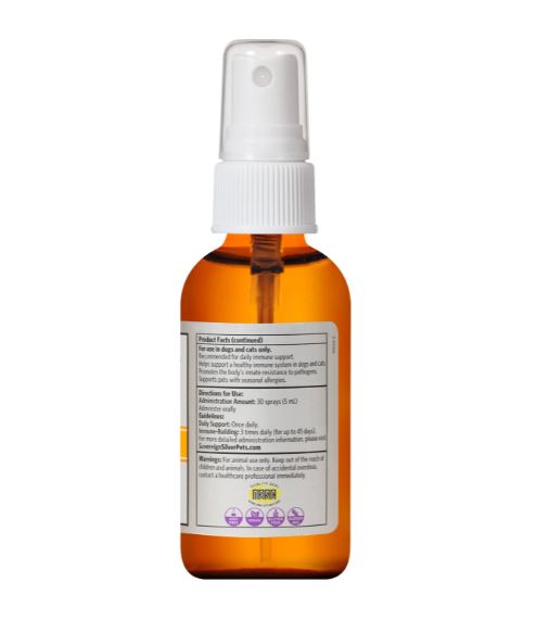 PETS Bio-Active Silver Hydrosol â€“ Fine Mist Spray â€“ 2oz