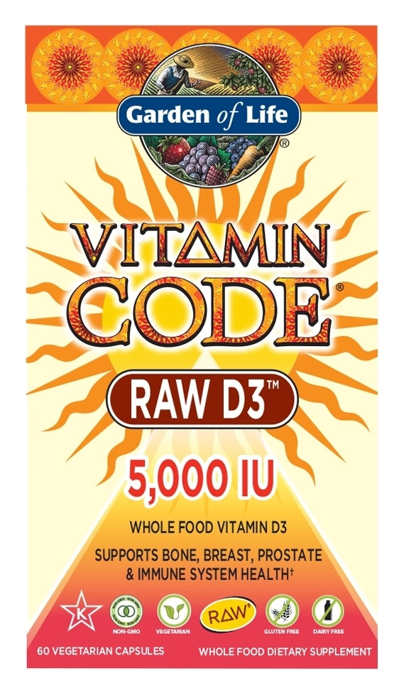 Vitamin Code Raw D3 5,000 IU 60 Capsules