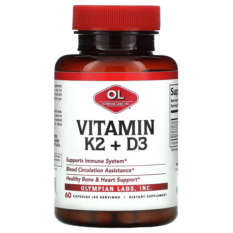 Vitamin K2 + D3 60 Caps by Olympian Labs best price