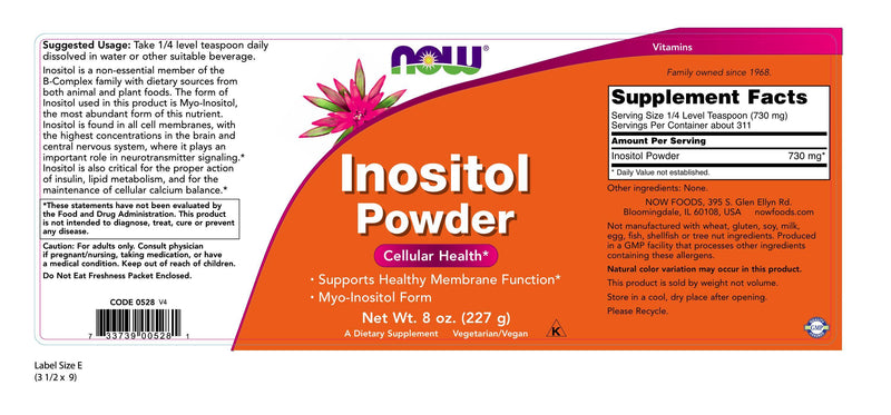 Inositol Powder 8 oz (227 g)