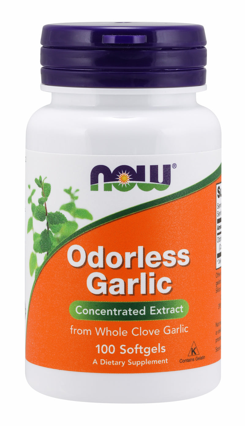 Odorless Garlic Concentrated Extract 100 Softgels