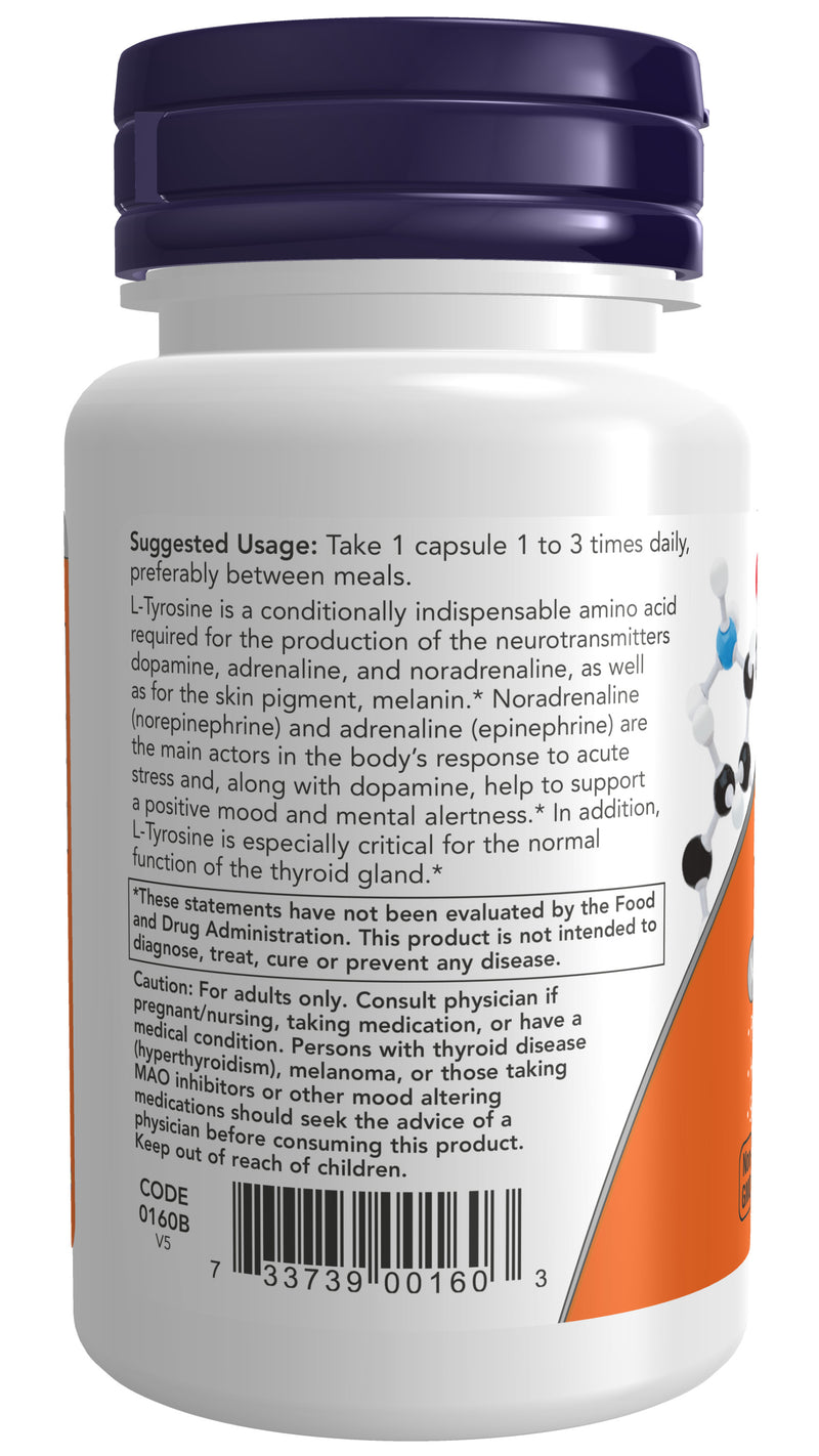 L-Tyrosine 500 mg 60 Capsules